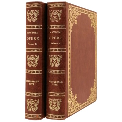 Opere di Alessandro Manzoni 2 volumi Lanfranco Caretti Editoriale Vita 1980