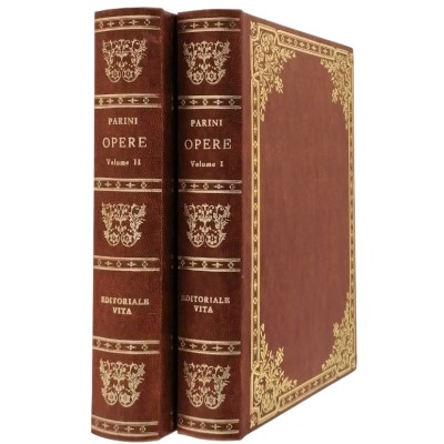 Opere di Giuseppe Parini 2 volumi Ettore Bonora Editoriale Vita 1978