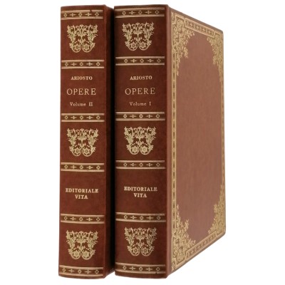 Opere di Ludovico Ariosto 2 volumi Adriano Seroni Editoriale Vita 1980