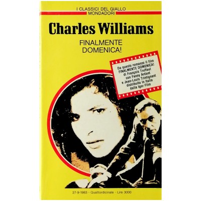 Finalmente domenica Charles Williams I Classici del Giallo 1983