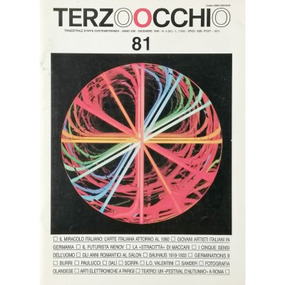 Arte Contemporanea Terzo Occhio n 4 ( 81 ) dicembre 1996 Edizioni Bora