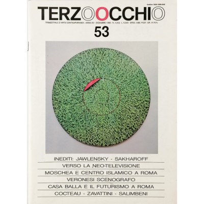 Arte Contemporanea Terzo Occhio n 4 ( 53 ) dicembre 1989 Edizioni Bora