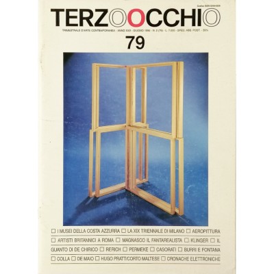 Arte Contemporanea Terzo Occhio n 2 ( 79 ) giugno 1996 Edizioni Bora