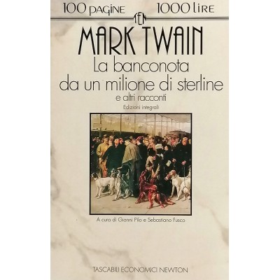 Mark Twain La Banconota da un Milione di Sterline Economici Newton 1993
