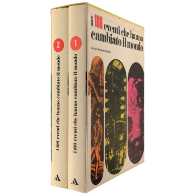 I 100 Eventi che hanno cambiato il mondo 2 volumi Arnoldo Mondadori Editore 1972