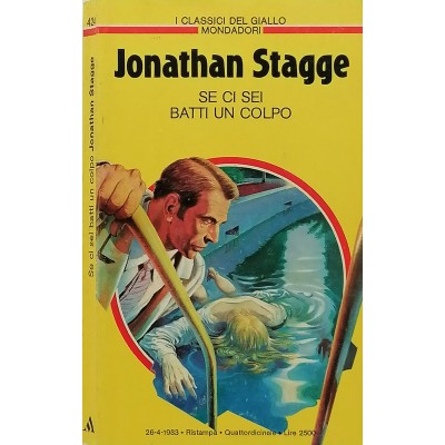 Se ci sei batti un colpo J. Stagge I Classici del Giallo Mondadori 1983