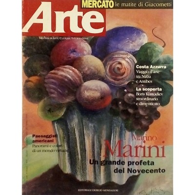 Arte - Marino Marini n 261 aprile 1995 Editoriale Mondadori