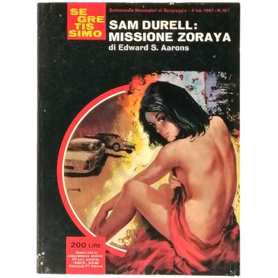 Sam Durell Missione Zoraya Edward S. Aarons Segretissimo Mondadori n 167
