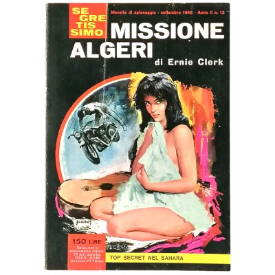 Missione Algeri Ernie Clerk Segretissimo Mondadori n 12