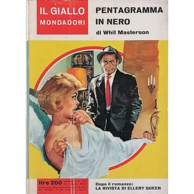 Pentagramma in nero W. Masterson Il Giallo Mondadori n 736 marzo 1963