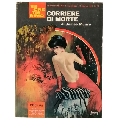 Corriere di morte James Munro Segretissimo Mondadori n 115