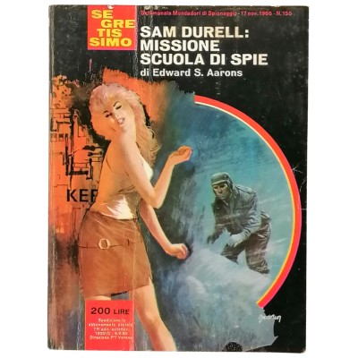Sam Durell Missione scuola di spie E. S. aarons Segretissimo Mondadori n 155