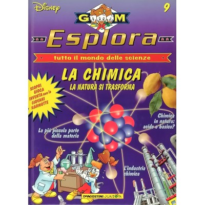 Disney Esplora n 9 La Chimica GM DeAgostini Junior 1997