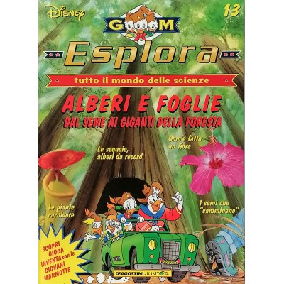 Disney Esplora n 13 Alberi e Foglie GM DeAgostini Junior 1997
