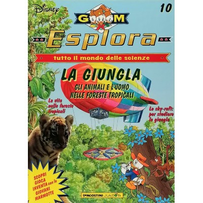Disney Esplora n 10 La Giungla GM DeAgostini Junior 1997