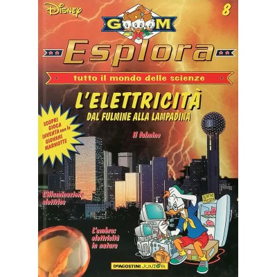 Disney Esplora n 8 L'Elettricità GM DeAgostini Junior 1997