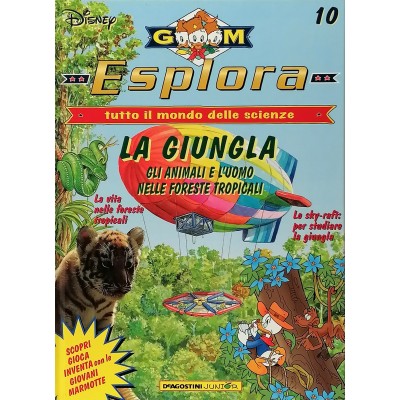 Disney Esplora n 10 La Giungla GM DeAgostini Junior 1997