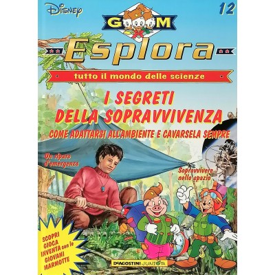 Disney Esplora n 12 I Segreti della Sopravvivenza GM DeAgostini Junior 1997