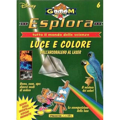 Disney Esplora n 6 Luce e Colore GM DeAgostini Junior 1997