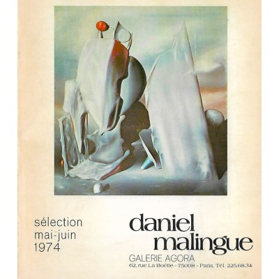 Daniel Malingue Selection mai - juin 1974 Galerie Agora Paris