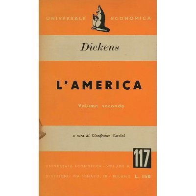 L'America Charles Dickens Universale Economica 1951