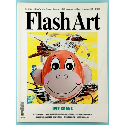 Rivista Flash Art Jeff Koons n 266 ottobre-novembre 2007