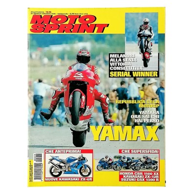Rivista Moto Sprint n 35 - 27agosto 2 settembre 2002 Melandri Serial Winner