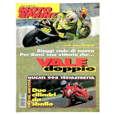 Rivista Moto Sprint n 41 - 9/15 ottobre 2001 VALE doppio