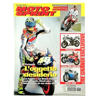 Rivista Moto Sprint n 36 - 9/15 settembre 2003 Rossi domina