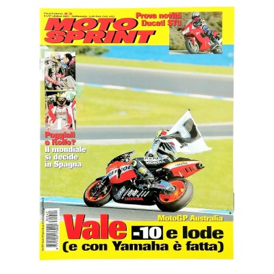 Rivista Moto Sprint n 42 - 21/27 ottobre 2003 VALE con Yamaha