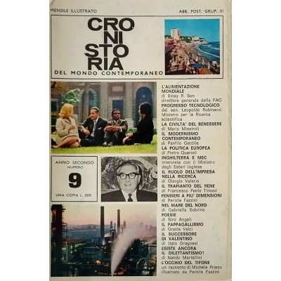 Mensile Illustrato Cronistoria del Mondo Contemporaneo n 9 - 1967