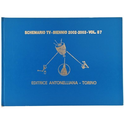 Vintage Schemario TV Biennio 2002 - 2003 volume 87 Editrice Antonelliana