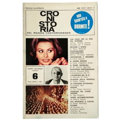 Mensile Illustrato Cronistoria del Mondo Contemporaneo n 6 - 1967