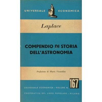 Compendio di Storia dell'Astronomia P.S. Laplace Universale Economica 1953
