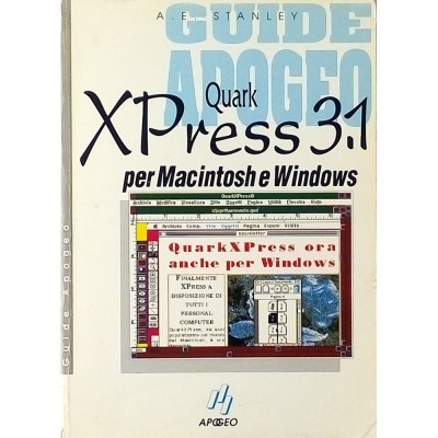 A E Stanley Quark XPress 3.1 Macintosh e Windows