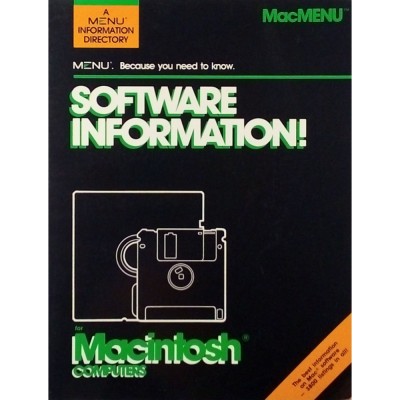 Software Information for Macintosh computers Specialized Manual