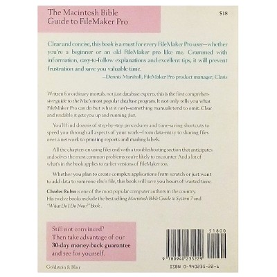 Rubin The Macintosh Bible Guide to File Maker Pro