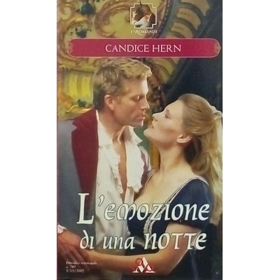 L'emozione di una notte Romanzo Candice Hern Mondadori Editore 2007