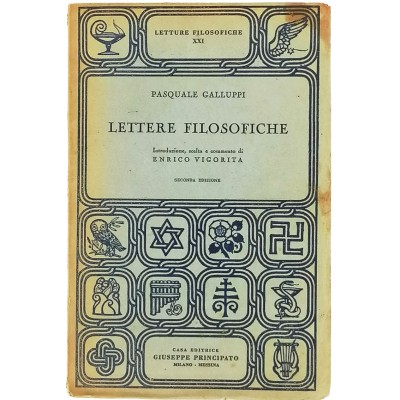 Lettere Filosofiche Pasquale Galluppi Casa Editrice G. Principato