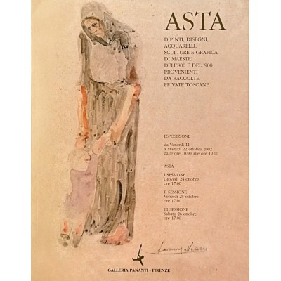 Arte Disegni Dipinti Catalogo D'Asta Galleria Pananti 2002