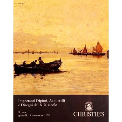Arte Dipinti-Acquerelli-Disegni XIX secolo Catalogo Christie's Roma