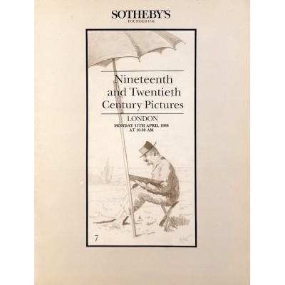 Arte Catalogo Sothebys Nineteenth and Twentieth Century Pictures april 1988