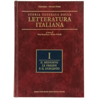 Storia Generale Della Letteratura Italiana volume I Federico Motta Editore 2004