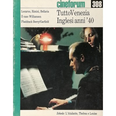 Tutto Venezia Cineforum 308 Federazione Italiana Cineforum 1991