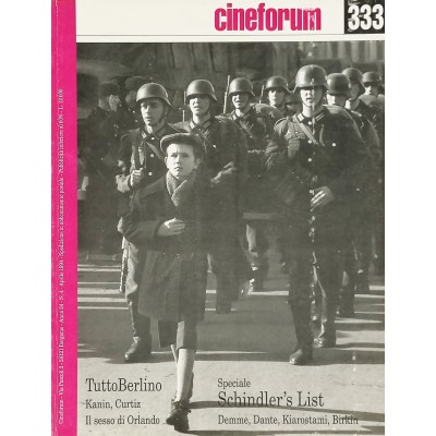 Speciale Schindler’S List Cineforum 333 Federazione Italiana Cineforum 1994