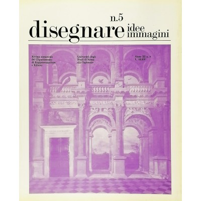 Rivista Disegnare Idee Immagini n 5 dicembre 1992 Gangemi Editore