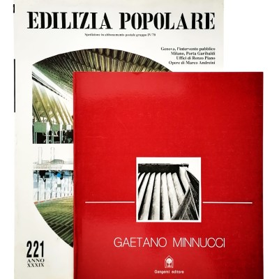 Rivista Edilizia Popolare n 221/1992 omaggio libro di Gaetano Minnucci