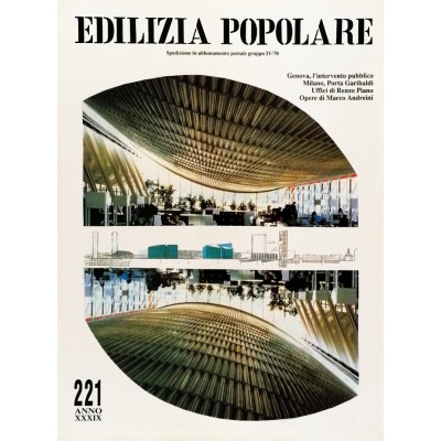 Edilizia Popolare n 221 maggio-giugno 1992 Società Editrice Edilizia Popolare