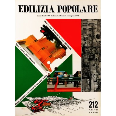Rivista Edilizia Popolare n 212/1990 omaggio il libro di Mornati-Quoiani