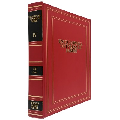 Enciclopedia Universale Fabbri volume IV Cilli-Ecua Fabbri Editori 1980